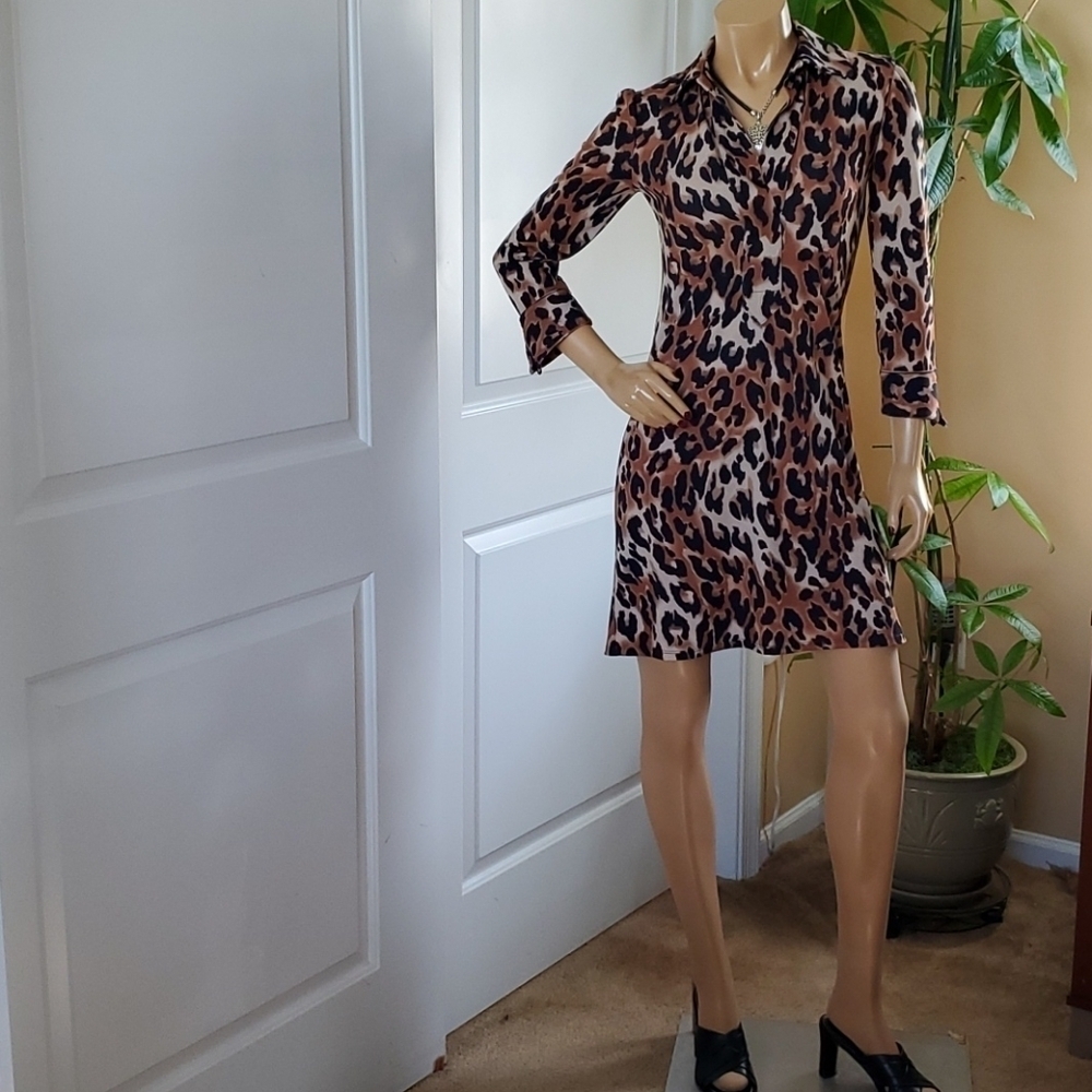 INC International Concepts Cheetah Print Dress Sz. S